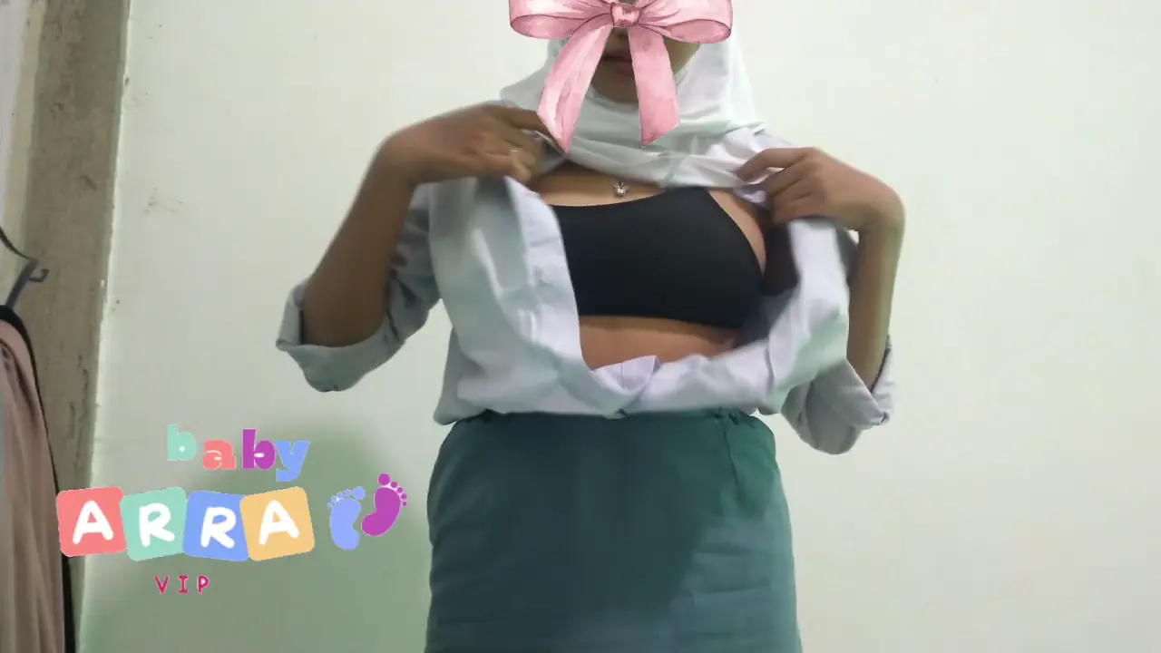 Baby Arra SMA Seragam Sekolah remas toket