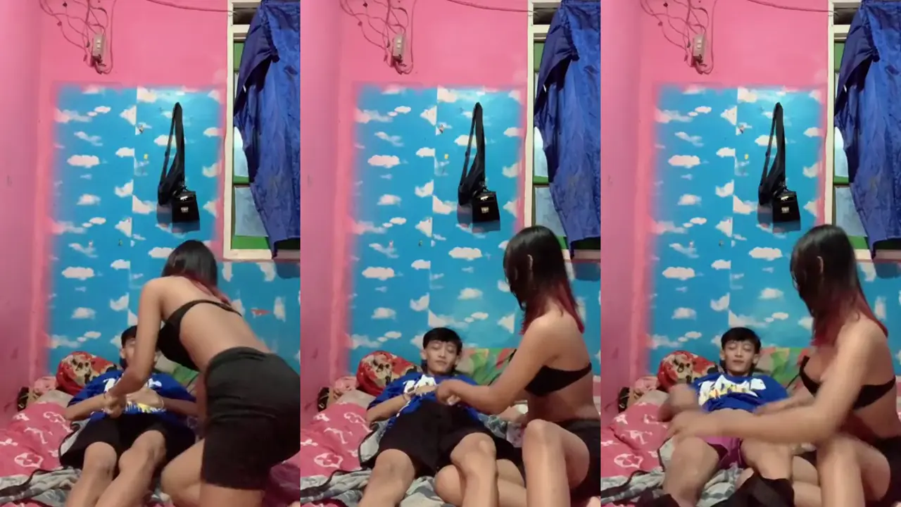 pasangan abg belajar ngewe